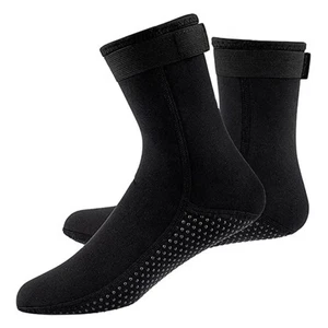5mm Neoprene Diving Socks Wetsuit Surf Shoes Thermal Quick Dry Non-slip Swimming - Picture 1 of 14