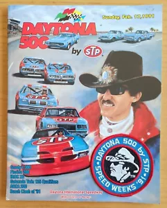 33° NASCAR Daytona 500 1991 by STP Programme - 6-17 febbraio - con distintivo - Foto 1 di 4