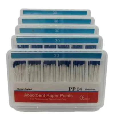 5 Box Dental Root Endodontics Absorbent Paper Point Taper 0.04 30# Disposable - Image 1 of 4