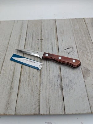 Cuchillo de Pelar Tramontina Chef 3" Hoja Inoxidable Mango de Madera NUEVO Foto 1 de 4