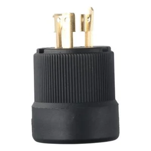 3-Prong Locking Male Plug Polycarbonate Power Inlet Diesel Generators - Picture 1 of 11