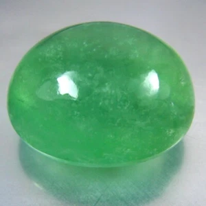 45.39 CTS 20x18 MM AMAZING 100%NATURAL GREEN FLUORITE LOOSE GEMSTONE - Picture 1 of 3