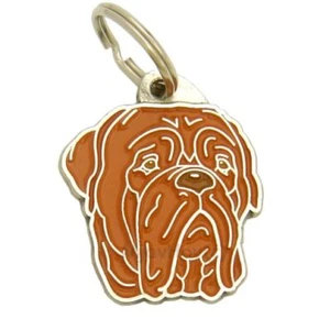 Dog name ID Tag, Dogue de bordeaux, Engraved, Personalized, Handmade - Picture 1 of 6