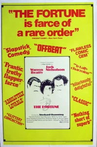 THE FORTUNE tolles gerolltes Original 27x41 Filmplakat 1975 LETZTES (th69) - Bild 1 von 1