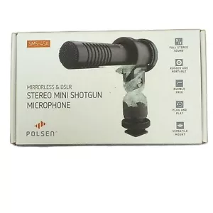 Polsen Mirrorless and DSLR Camera Stereo Mini Shotgun Microphone Photography - Picture 1 of 7