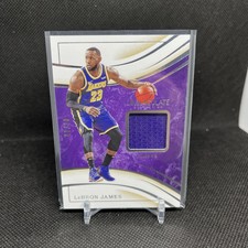 2019-20 LeBron James Panini Immaculate GU Jersey Patch /99
