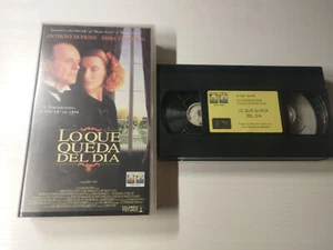 What Remains of the Day Emma Thompson Anthony Hopkins - VHS Tape Spanish - Picture 1 of 3