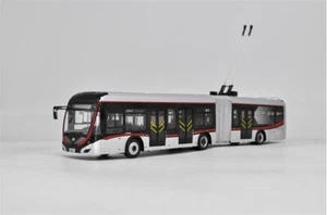 Yutong ZK5180A Shuangyuan Trolleybus Shanghai BRT bus 1/42 DIECAST Truck Model - Picture 1 of 12