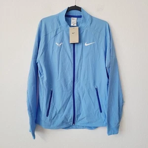 Nike Dri-Fit Rafa Nadal Tennis Jacket DV2885-412 Size M University Blue - Picture 1 of 4