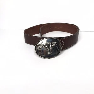 Herren Braun Leder Gürtel Lilo Espana Passt 34-38 Zoll Hergestellt in Spanien - Bild 1 von 12