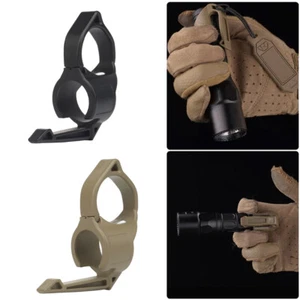 Anillo de dedo antideslizante 1 pulgada soporte linterna compatible clip de bolsillo accesorios - Imagen 1 de 20