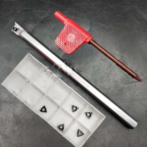 HNR0008K08 HSS Boring Bar Tool+5PC 08IR A60 LDA Thread carbide insert - Picture 1 of 7