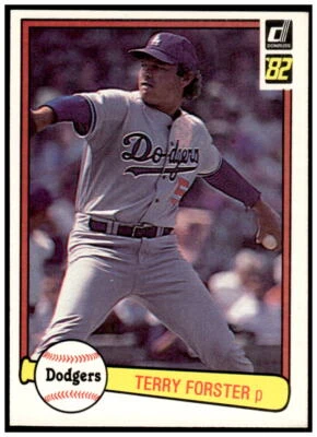 1982 Donruss #362 Terry Forster EX-NM - Image 1 of 2