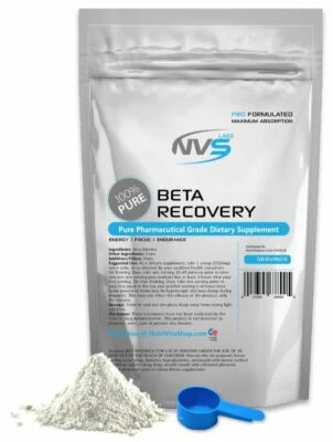 NVS 100% PURE BETA ALANINE POWDER KOSHER -RECOVER- HPLC PHARMACEUTICAL USP VEGAN - Image 1 of 2