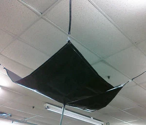 10' x 10' Light Duty Industrial Drain Tarp - Roof Ceiling Leak Diverter - Picture 1 of 3
