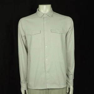 Sobrecamisa Lululemon Airing Fácil Camisa Abotonada Para Hombres Mediana Beige Mezcla Técnica - Imagen 1 de 7