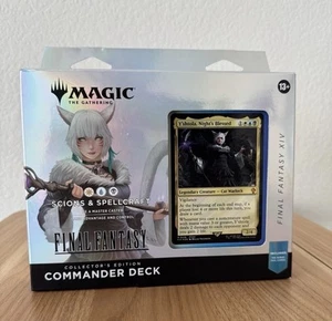 FINAL FANTASY Scions & Spellcraft MTG Commander Deck XIV Collector Edition New - Picture 1 of 3