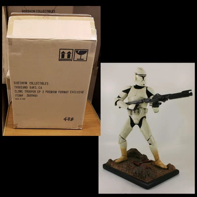 CLONE TROOPER EP. 2 FIGURAS EXCLUSIVAS FORMATO PREMIUM STAR WARS SIDEHOW #438/500 Foto 1 de 4