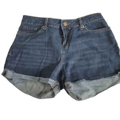 Calvin Klein Jeans size 4 shorts women denim cuff pockets chambray lightweight - Image 1 of 4