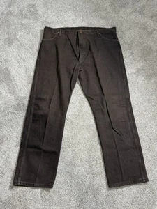 VTG Wrangler Jeans Men's Cowboy Cut 13mwzkl CHOCOLATE 42x30 EUC Rodeo Homestead - Picture 1 of 9