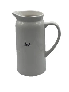 Rae Dunn Script "Pour" Krug Artisan Collection von Magenta - Bild 1 von 5
