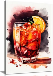 Drinks cocktail 5 Framed Canvas Print, Pictures for Home Walls Decor - Picture 1 of 3
