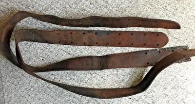 Par de cuero estribo preperforado 66" X 2-3/4" repuesto para silla de montar Western Foto 1 de 4