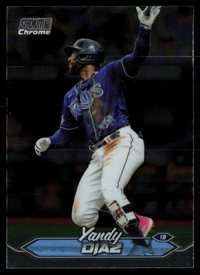 YANDY DIAZ 2024 TOPPS STADIUM CLUB CHROME TAMPA BAY RAYS #296 - Image 1 of 2