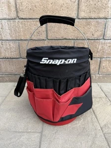 Snap On Tools 5 Gallon Bucket Tool Caddy Bag Case Storage Snap-on Racing - Picture 1 of 3