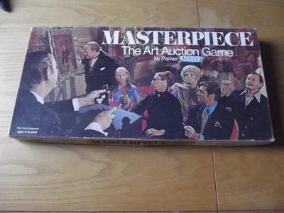 Vintage Masterpiece The Art Auction Board Game (Parker Brothers 1970) Complete - Image 1 of 4
