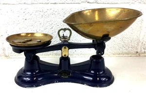 Vintage Salter No.56 Blue Collectable Kitchen Scales - Picture 1 of 10