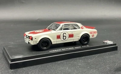 Kyosho 1/43 Nissan Skyline 2000GTR Racing Red #6 #03022R - Image 1 of 4