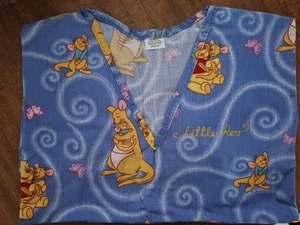 Winnie the Pooh Medical Scrub Shirt MEDIUM - Picture 1 of 1