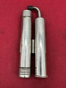 Piccola torcia vintage 2 camere ottone soffiaggio alcool usata condizioni non testata - Foto 1 di 2