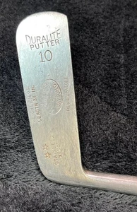 VTG - MACGREGOR DURALITE 10 PUTTER Stainless Steel Head Hickory Wood 34" Club LH - Picture 1 of 12