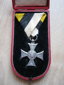Bulgarien Fürstenturm Original Verdienstkreuz am Band im Original Etui! RAR! - Bild 1 von 10