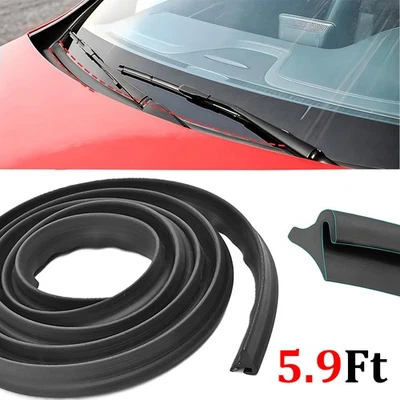 Moldura deflector alerón de goma sello intemperie para parabrisas Toyota de 5,9 pies Foto 1 de 4