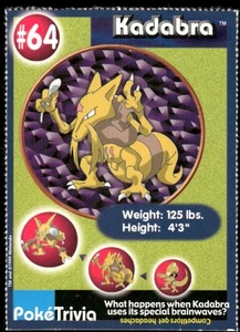 Pokemon Tcg Kadabra #64 Pokemon Burger King  MP - Picture 1 of 2