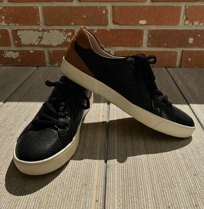 Naturalizer Damen 7,5M Morrison Sneaker, schwarzes Leder/braunes Wildleder, Schnürschuhe - Bild 1 von 9