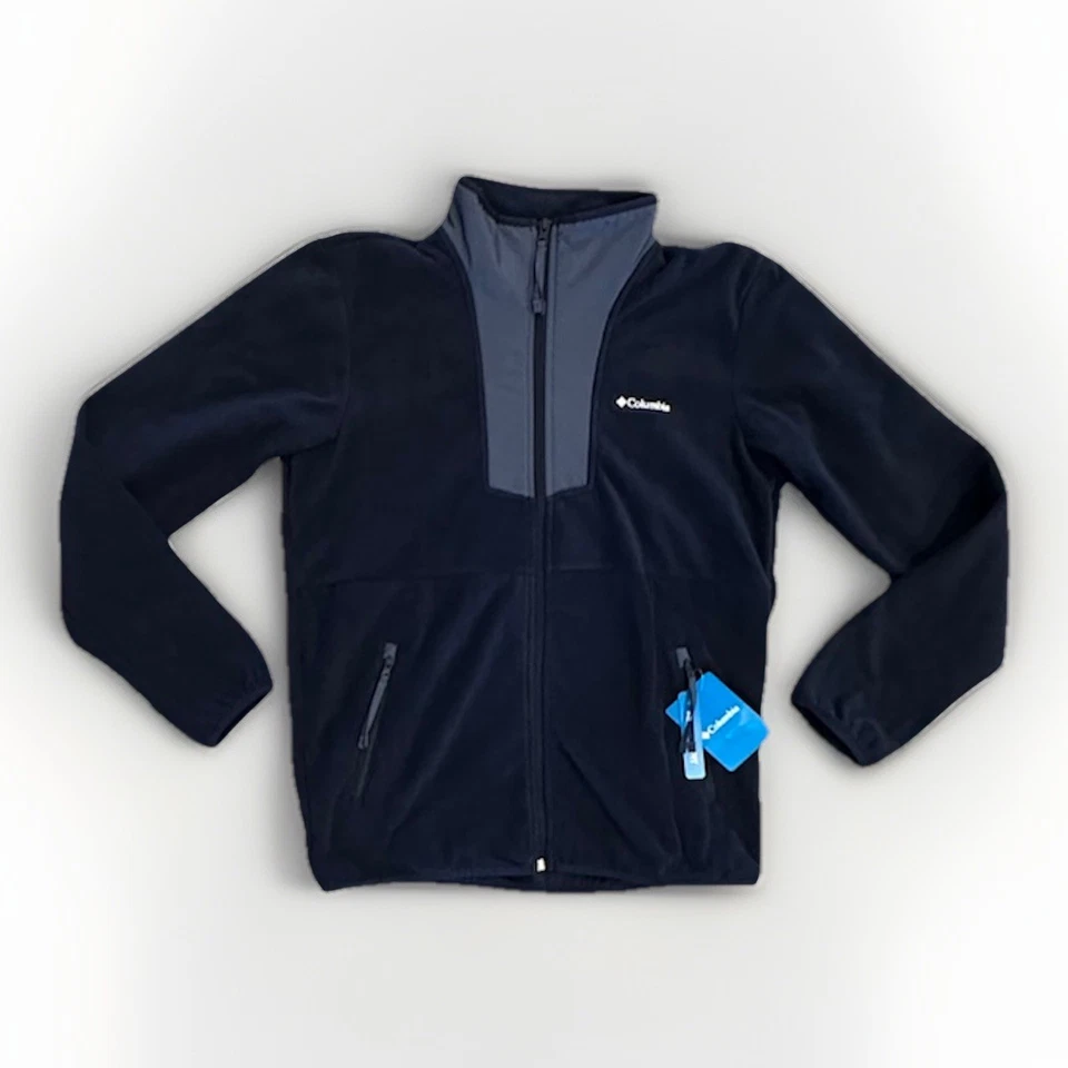 Columbia Men's Size S Sequoia Grove Full Zip Fleece Blue