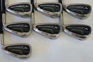 MIZUNO T-ZOID PLUS NICK FALDO 7PC S-FLEX IRONS SET GOLF CLUBS - Picture 1 of 5