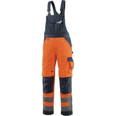 MASCOT WORKWEAR Mascot SAFE SUPREME Newcastle Latzhose mit Knietaschen | hi-vis Orange/Schwarzbl