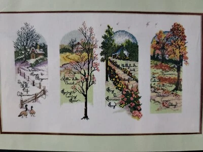 Sellado Elsa Williams 02123 Temporadas Siempre Cambiantes Contado Punto de Cruz Kit Coser NUEVO Foto 1 de 4