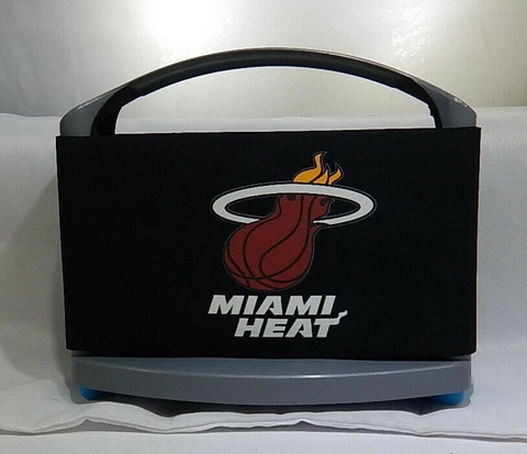MIAMI HEAT NBA Cool Six Cooler Cans or Bottles Carrier Freezable 6 spots/slotsTF Cover