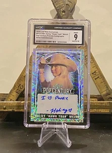 Hailey "Hawk Tuah" RC /79 Welch 2024 Leaf Pop Century Auto10 Silver Kaleidoscope - Bild 1 von 4