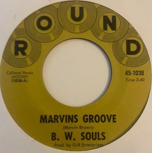 B.W.Souls - Marvins Groove. Deep Funk Breaks 45 - Picture 1 of 1