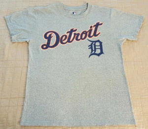 Detroit Tigers Ian Kinsler Jersey T Shirt S Small MLB EUC Baseball Gray INV301 - Picture 1 of 9