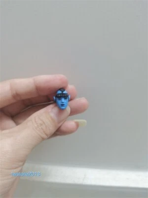 1:18 Alien Man Blue Head Sculpt Carved For 3.75" Male Action Figure Body Toys - Image 1 of 4