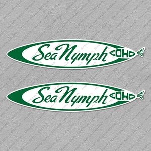 SEA NYMPH BOAT SOHO 16 LOGO DECALS STICKERS Set of 2 25" LONG - Bild 1 von 2