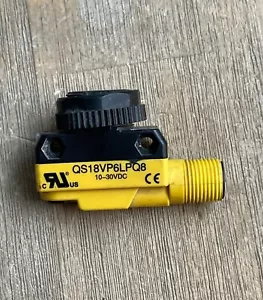 BANNER QS18VP6LPQ8 PHOTOELECTRIC SENSOR SWITCH 10-30VDC - Picture 1 of 4